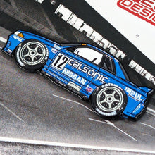 Load image into Gallery viewer, ZSPEC Collector Lapel / Hat Pin - R32 GT-R Calsonic Race Car Homage - Default Title Alternate Image