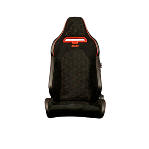 BRAUM Viper-X Sport Reclinable Bucket Seats - Leather / Jacquard / Alcantara