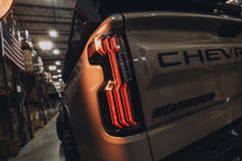 Load image into Gallery viewer, Attica 4x4 LED Tail Lights for Chevy Silverado 1500 (2019-2026) Gloss Black with Smoked Bars &amp; Sequential Turn Signals - Default Title Alternate Image