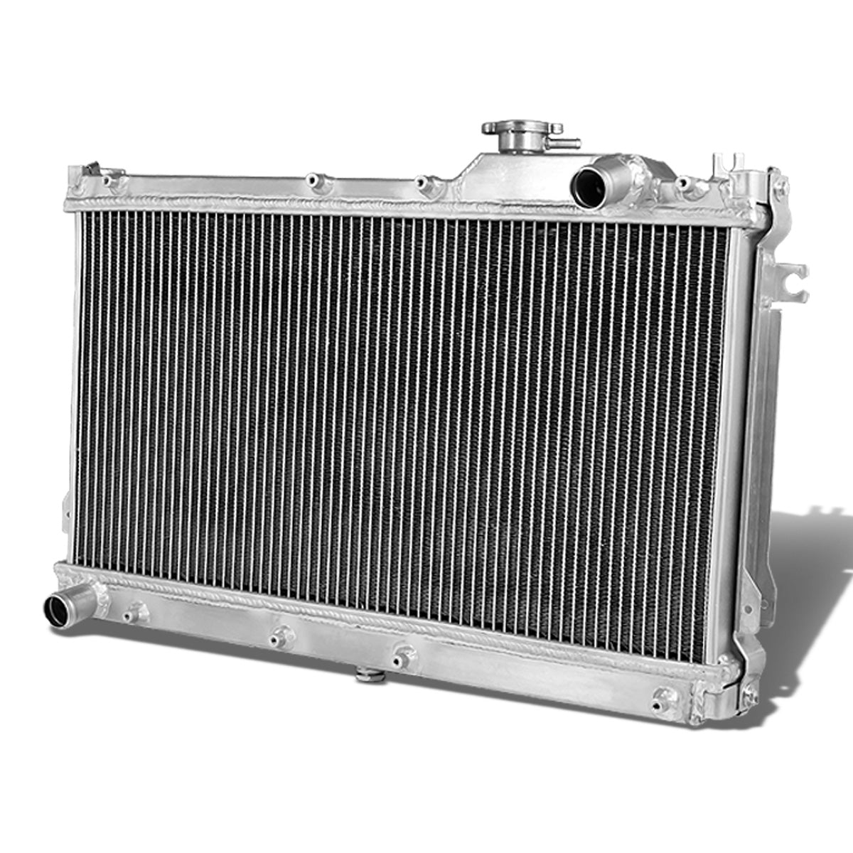 Miata Rear Mounted Radiator DNA Radiator Mazda Miata MX5 NA 1.6L (90-93) 1.8L (94-97) 2 Row Alumin