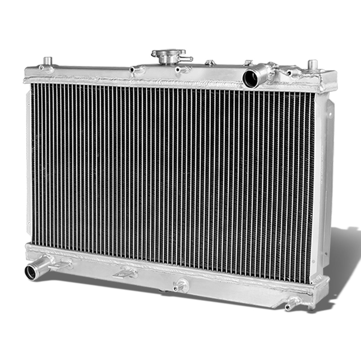 Miata Rear Mounted Radiator DNA Radiator Mazda Miata MX5 NB 1.6L (98-99) 1.8L (98-05) 2 Row Alumin