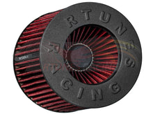 Load image into Gallery viewer, Rtunes Intake Heat Shield with Red Cone Air Filter Stainless Steel Black SHIELD-CK-RAFR Alternate Image