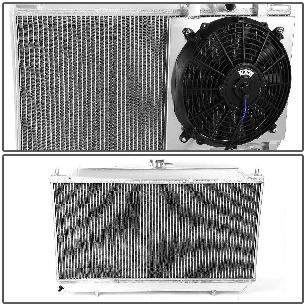 DNA Radiator Acura Integra Hatchback / Sedan (90-93) 2 Row Aluminum Pe