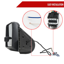 Load image into Gallery viewer, Spec-D Towing Mirrors Chevy Silverado 1500 (2007-2013) Heated &amp; Manually Extendable - With or Without Sequential Turn Signals - Does not have built in turn signals Alternate Image