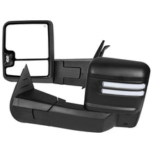 Load image into Gallery viewer, Spec-D Towing Mirrors Chevy Silverado 1500 (2007-2013) Heated &amp; Manually Extendable - With or Without Sequential Turn Signals - Sequential turn signals w/ clear lens Alternate Image