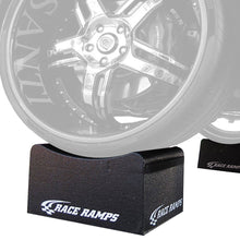 Load image into Gallery viewer, Race Ramps 8" Tall Supercar Wheel Cribs (1,500 lbs. / Crib Capacity) One-Piece or Two-Piece - One-Piece Alternate Image