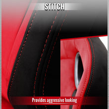Load image into Gallery viewer, Spec-D Racing Seats FL5 Type R Style (Adjustable &amp; Reclinable) Red &amp; Black Suede - Driver Side Alternate Image