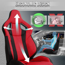 Load image into Gallery viewer, Spec-D Racing Seats FL5 Type R Style (Adjustable &amp; Reclinable) Red &amp; Black Suede - Driver Side Alternate Image