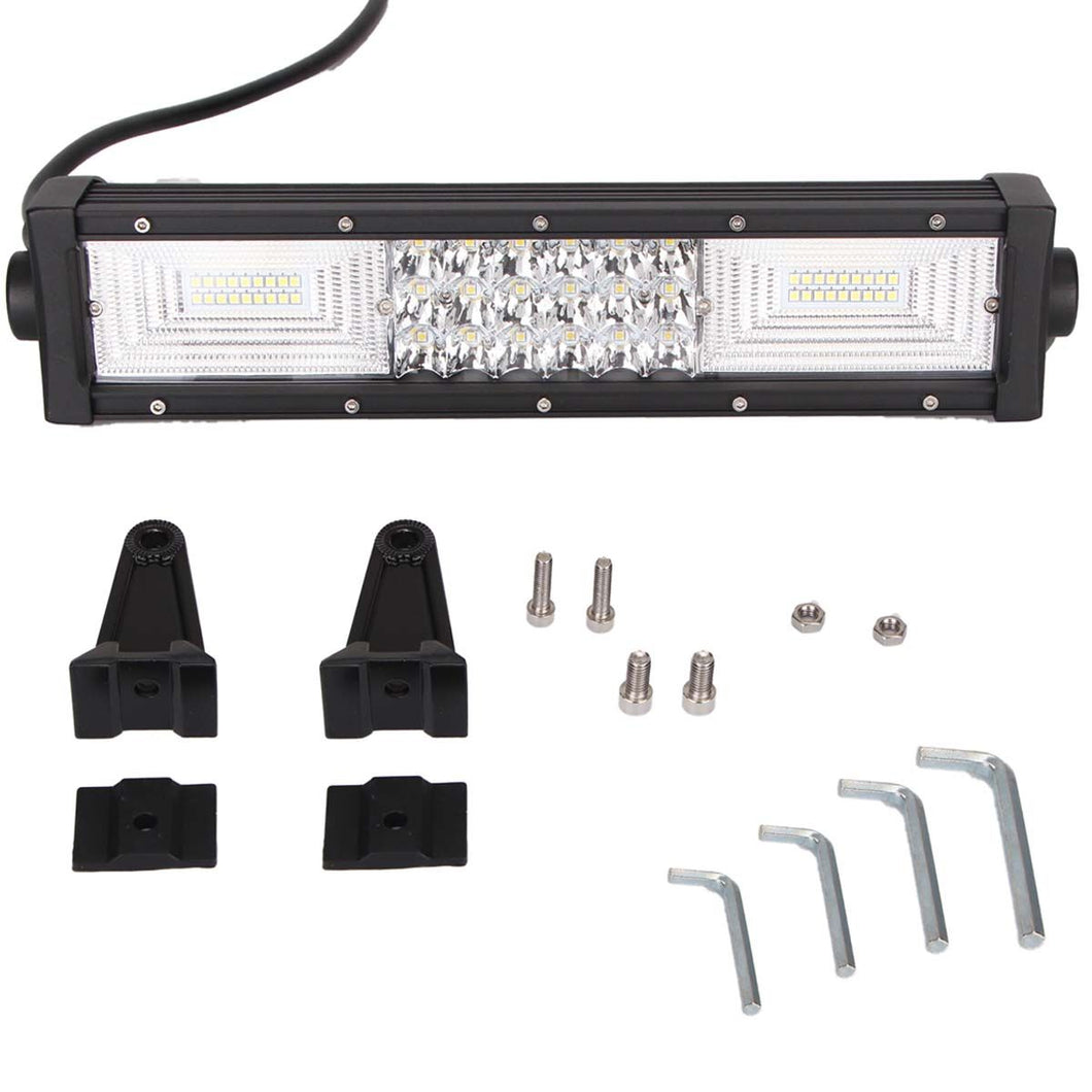 Race Sport RS Lighting [Triple Row Hi Power LED Performance Light Bar] Excursion Series - 14”-72W / 22