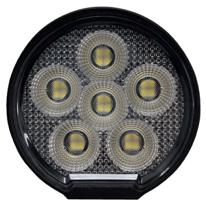 Race Sport RS Round Auxiliary LED Light [IQ Series] Flood Beam Pattern