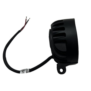 Race Sport RS Round Auxiliary LED Light [IQ Series] Flood Beam Pattern