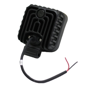 Race Sport RS Square Auxiliary LED Light [IQ Series] Flood Beam Pattern