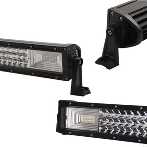 Race Sport RS Lighting [Triple Row Hi Power LED Performance Light Bar] Excursion Series - 14”-72W / 22"-120W / 32”-180W / 42”-240W / 50"-288W / 52"-300W