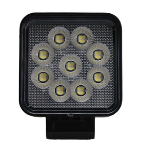 Race Sport RS Square Auxiliary LED Light [IQ Series] Flood Beam Pattern