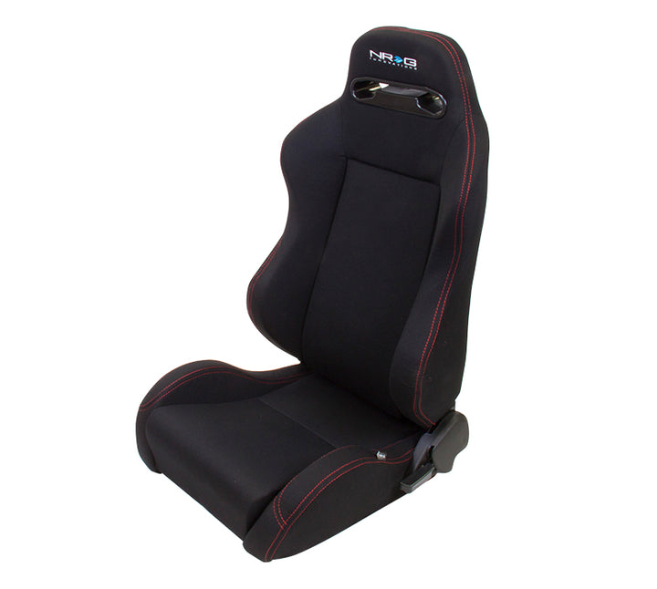 NRG Racing Reclinable Racing Seat (Type-R Style) Pair of Black or Red