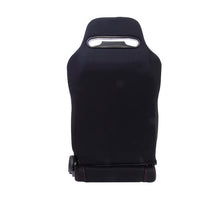 Load image into Gallery viewer, NRG Racing Reclinable Racing Seat (Type-R Style) Pair of Black or Red RSC-200 - Cloth (Pair) Black with Red Stitching Alternate Image