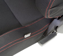 Load image into Gallery viewer, NRG Racing Reclinable Racing Seat (Type-R Style) Pair of Black or Red RSC-200 - Cloth (Pair) Black with Red Stitching Alternate Image
