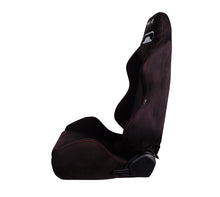 Load image into Gallery viewer, NRG Racing Reclinable Racing Seat (Type-R Style) Pair of Black or Red RSC-200 - Cloth (Pair) Black with Red Stitching Alternate Image