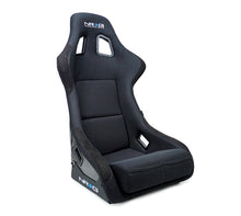 Load image into Gallery viewer, NRG Racing Carbon Fiber Fixed Back Bucket Seats (Large) Black / Red / Blue / Green / Gold / Silver RSC-302 - Black Carbon Fiber Alternate Image