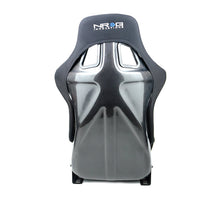 Load image into Gallery viewer, NRG Racing Carbon Fiber Fixed Back Bucket Seats (Large) Black / Red / Blue / Green / Gold / Silver RSC-302 - Black Carbon Fiber Alternate Image