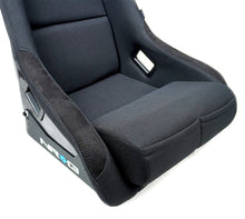 Load image into Gallery viewer, NRG Racing Carbon Fiber Fixed Back Bucket Seats (Large) Black / Red / Blue / Green / Gold / Silver RSC-302 - Black Carbon Fiber Alternate Image