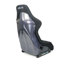 Load image into Gallery viewer, NRG Racing Carbon Fiber Fixed Back Bucket Seats (Large) Black / Red / Blue / Green / Gold / Silver RSC-302 - Blue Carbon Fiber Alternate Image