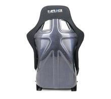 Load image into Gallery viewer, NRG Racing Carbon Fiber Fixed Back Bucket Seats (Large) Black / Red / Blue / Green / Gold / Silver RSC-302 - Black Carbon Fiber Alternate Image