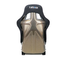 Load image into Gallery viewer, NRG Racing Carbon Fiber Fixed Back Bucket Seats (Large) Black / Red / Blue / Green / Gold / Silver RSC-302 - Black Carbon Fiber Alternate Image