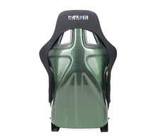 Load image into Gallery viewer, NRG Racing Carbon Fiber Fixed Back Bucket Seats (Large) Black / Red / Blue / Green / Gold / Silver RSC-302 - Black Carbon Fiber Alternate Image