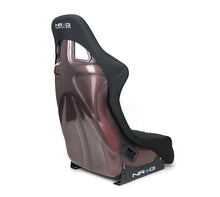 Load image into Gallery viewer, NRG Racing Carbon Fiber Fixed Back Bucket Seats (Large) Black / Red / Blue / Green / Gold / Silver RSC-302 - Red Carbon Fiber Alternate Image