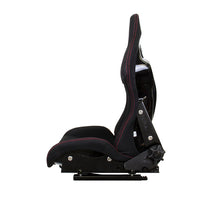 Load image into Gallery viewer, NRG Racing Seats (Adjustable Reclining Back) Black FRP Fiberglass w/ Cloth Seat RSC - 400BK Alternate Image