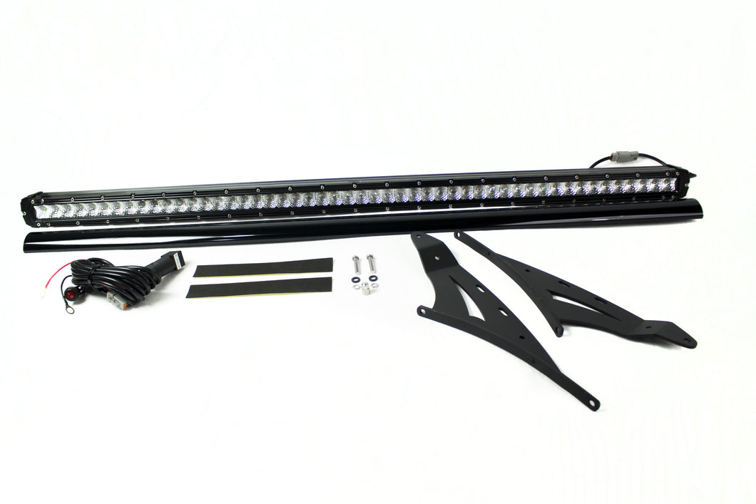 Race Sport RS Straight LED Light Bar GMC Sierra (2007-2013) Stealth Series