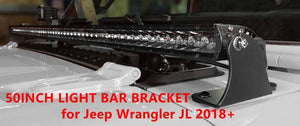 Race Sport RS 50" Light bar Kit Jeep Wrangler JL (2018) LoPro Series