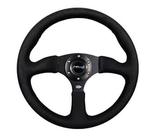 Load image into Gallery viewer, NRG Steering Wheels (350mm - 2.5" Deep) Leather / Suede / Alcantara RST-023 - Alcantara / Matte Black Alternate Image