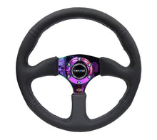 Load image into Gallery viewer, NRG Steering Wheels (350mm - 2.5" Deep) Leather / Suede / Alcantara RST-023 - Leather / Neochrome Alternate Image