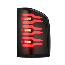 Load image into Gallery viewer, AlphaRex LED Tail Lights Chevy Silverado (07-13) LUXX Series - Black  / Black-Red / Alpha-Black Alternate Image