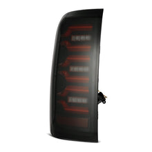 Load image into Gallery viewer, AlphaRex LED Tail Lights GMC Sierra 3500HD Dually (15-19) LUXX Series - Black / Black-Red / Alpha-Black - Black Alternate Image