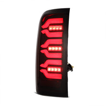 Load image into Gallery viewer, AlphaRex LED Tail Lights GMC Sierra 3500HD Dually (15-19) LUXX Series - Black / Black-Red / Alpha-Black - Black Alternate Image