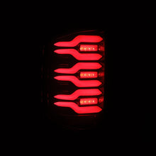 Load image into Gallery viewer, AlphaRex LED Tail Lights GMC Sierra 3500HD Dually (15-19) LUXX Series - Black / Black-Red / Alpha-Black - Black Alternate Image