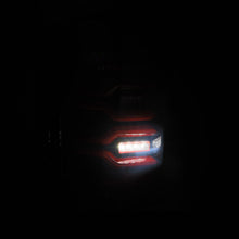 Load image into Gallery viewer, AlphaRex LED Tail Lights GMC Sierra 3500HD Dually (15-19) LUXX Series - Black / Black-Red / Alpha-Black - Black Alternate Image