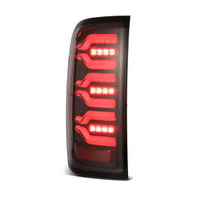 Load image into Gallery viewer, AlphaRex LED Tail Lights GMC Sierra 3500HD Dually (15-19) LUXX Series - Black / Black-Red / Alpha-Black - Black Alternate Image