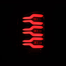 Load image into Gallery viewer, AlphaRex LED Tail Lights GMC Sierra 3500HD Dually (15-19) LUXX Series - Black / Black-Red / Alpha-Black - Black Alternate Image