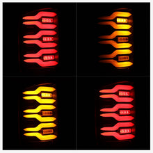 Load image into Gallery viewer, AlphaRex LED Tail Lights GMC Sierra 3500HD Dually (15-19) LUXX Series - Black / Black-Red / Alpha-Black - Black Alternate Image
