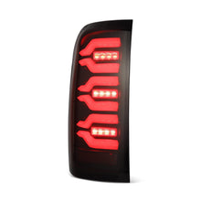 Load image into Gallery viewer, AlphaRex LED Tail Lights GMC Sierra 3500HD Dually (15-19) LUXX Series - Black / Black-Red / Alpha-Black - Black Alternate Image