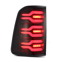 Load image into Gallery viewer, AlphaRex LED Tail Lights Dodge Ram (2019-2024) LUXX Series - Alpha-Black / Black / Black-Red - Alpha-Black Alternate Image