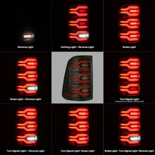 Load image into Gallery viewer, AlphaRex LED Tail Lights Dodge Ram (2019-2024) LUXX Series - Alpha-Black / Black / Black-Red - Alpha-Black Alternate Image