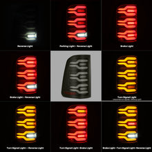 Load image into Gallery viewer, AlphaRex LED Tail Lights Dodge Ram (2019-2024) LUXX Series - Alpha-Black / Black / Black-Red - Alpha-Black Alternate Image