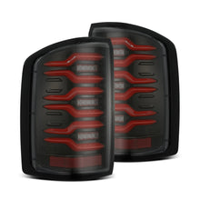 Load image into Gallery viewer, AlphaRex LED Tail Lights GMC Sierra (14-18) LUXX Series - Alpha-Black / Black / Black-Red Alternate Image