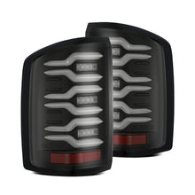 Load image into Gallery viewer, AlphaRex LED Tail Lights GMC Sierra (14-18) LUXX Series - Alpha-Black / Black / Black-Red Alternate Image