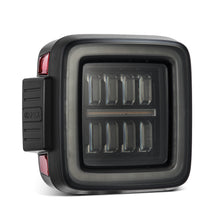 Load image into Gallery viewer, AlphaRex LED Tail Lights Jeep Wrangler JL (18-23) [Prismatic - NOVA Series] Alpha-Black or Black-Red - Alpha-Black Alternate Image